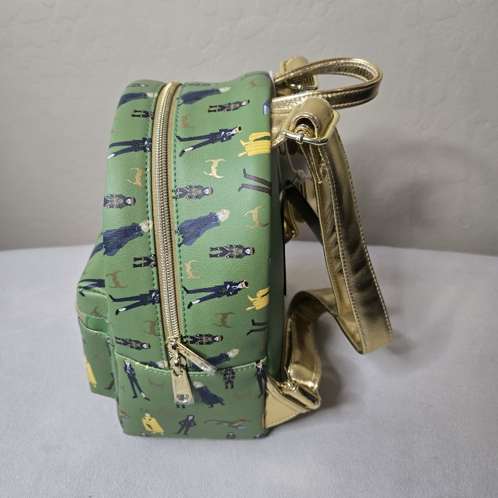 Loungefly Disney Marvel Loki Multiverse Variants Mini Backpack NWT - Picture 4 of 13